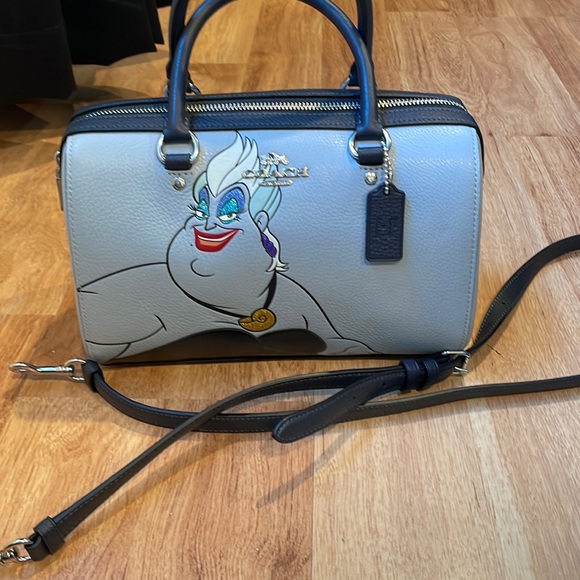 Coach Blue and Black Ursula Bag - Picture 1 of 4
